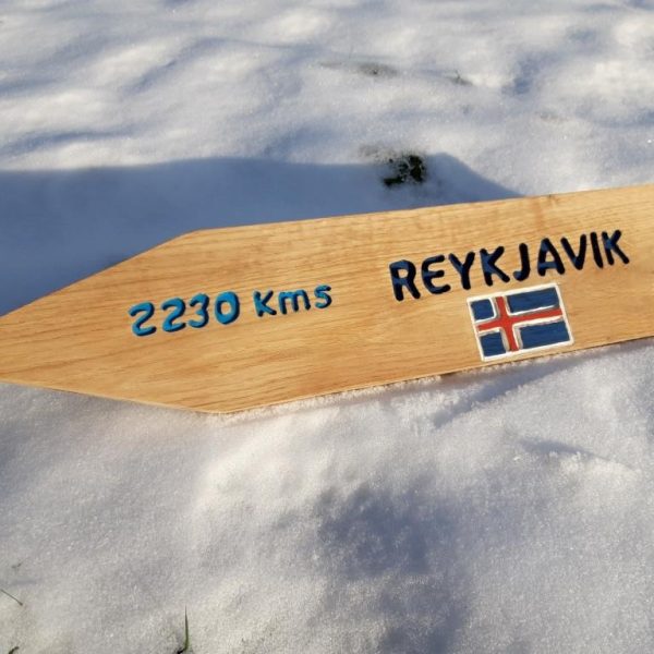 Panneau direction Finlande