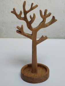 arbre à bijoux bois
