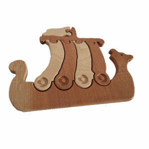 Puzzle drakkar bois