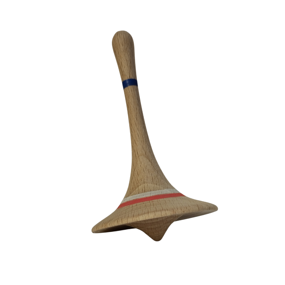 Toupie liseré tricolore