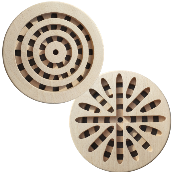 Dessous plat réversible bois