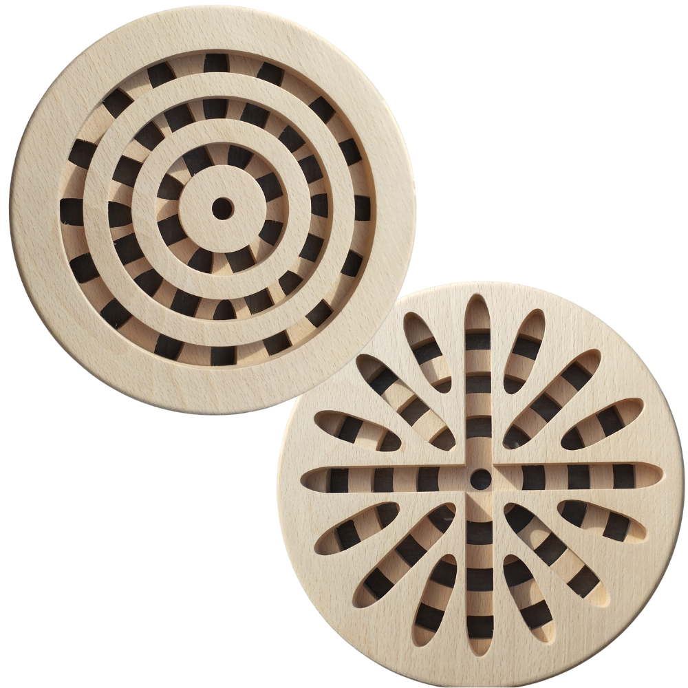 Dessous plat réversible bois