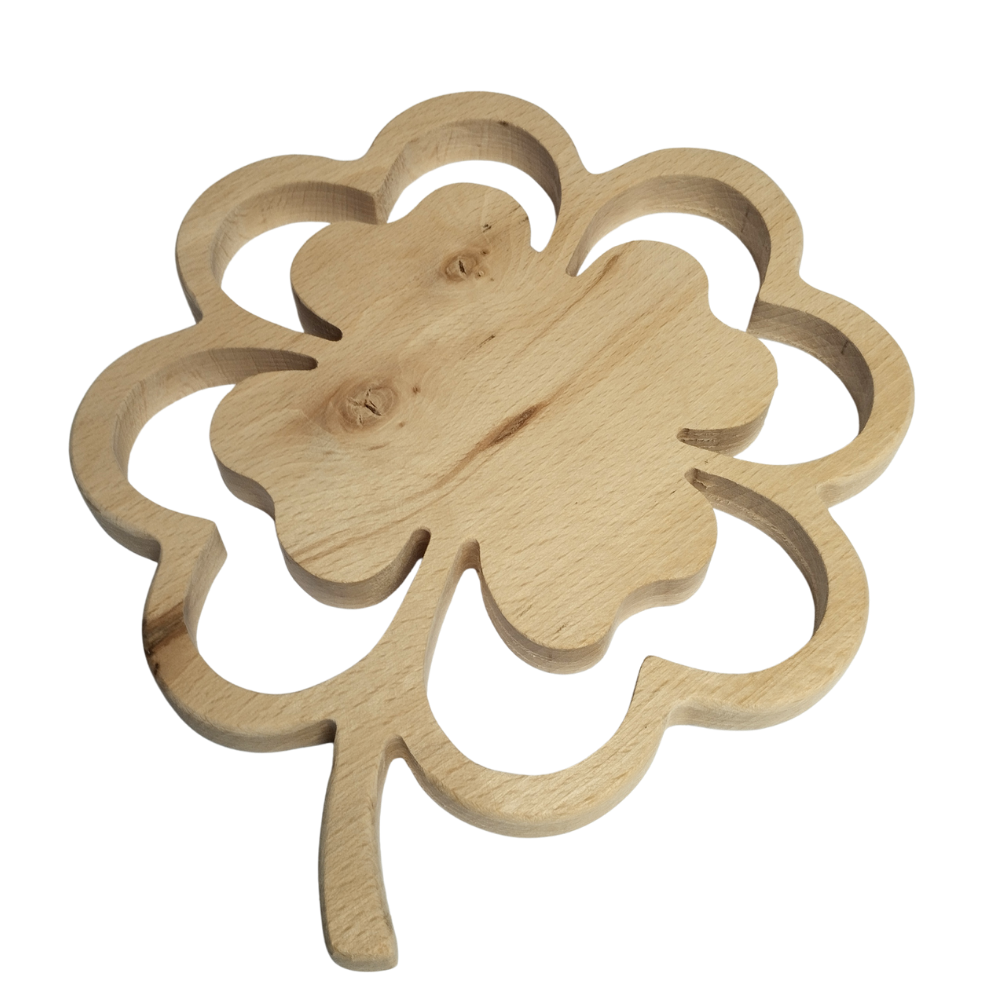 Dessous plat trèfle 4 feuilles
